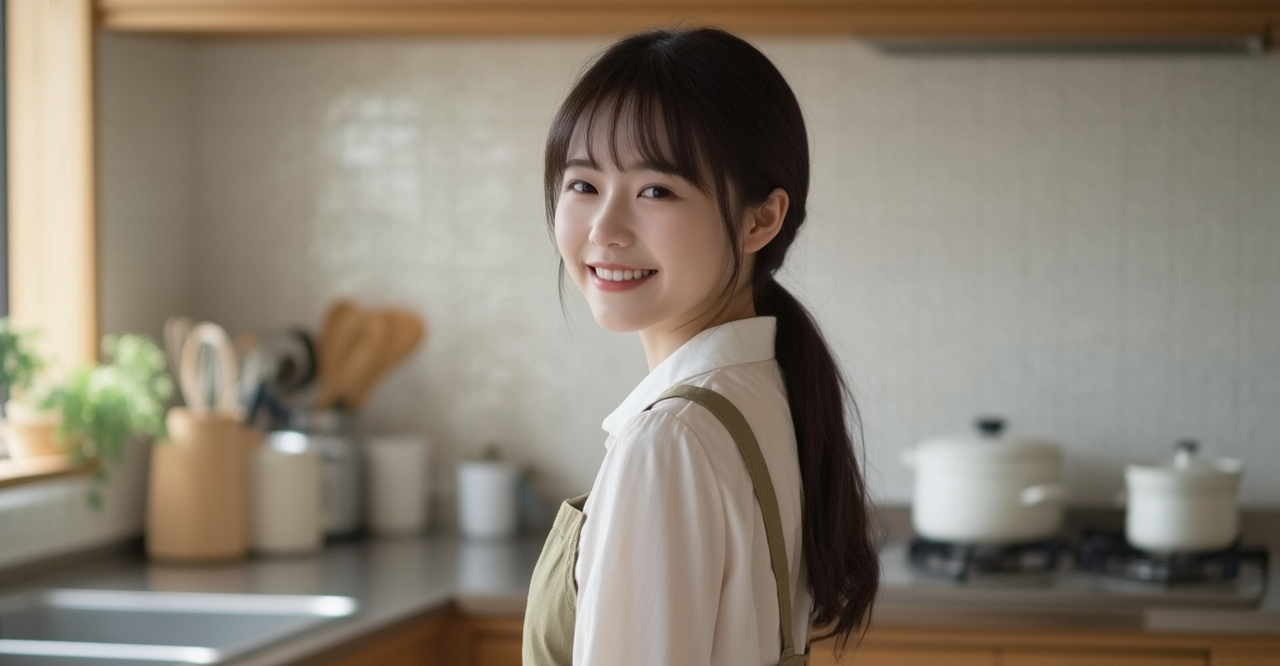 優しい雰囲気の女性イメージ